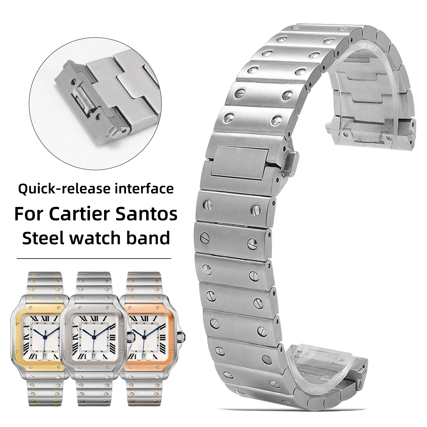 21mm Stainless Steel Bracelet  - Men'S Accessories Cartier 评论和价格