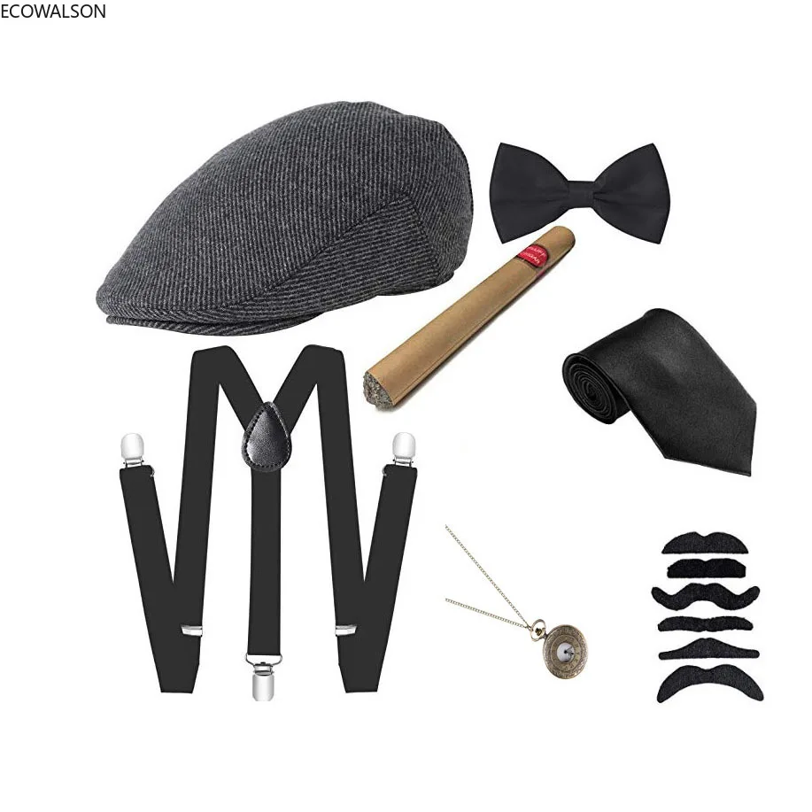 5 Pieces Stage Clothing Access - Men'S Accessories In The 1920S 评论和价格
