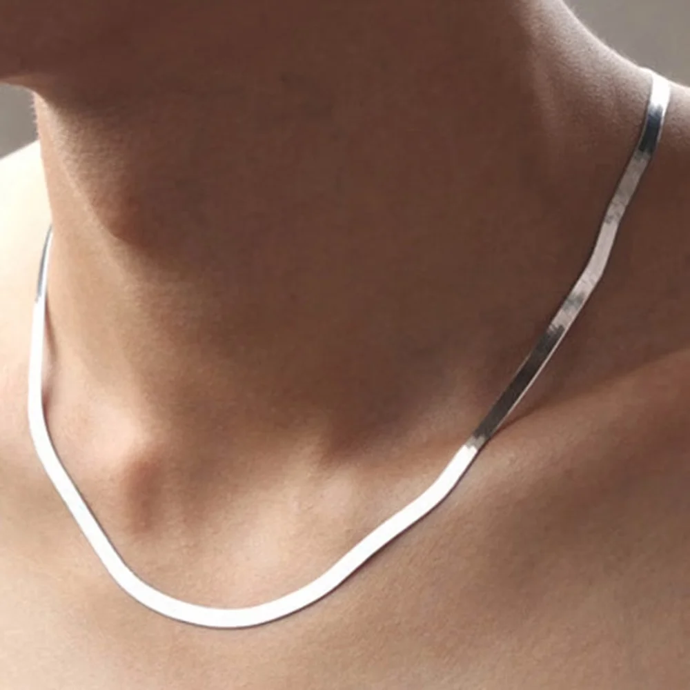 Stainless Steel Snake Chain Ne - Men Accessories Neck Chain 评论和价格
